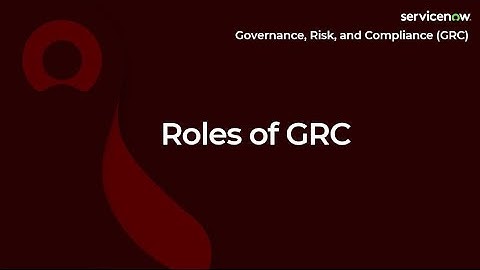 [004] Roles in GRC | ServiceNow GRC (CIS-RC & CIS-VRM Exam Prep)rep)