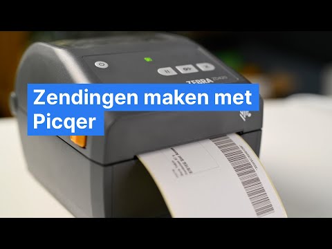 Zendingen maken met Picqer