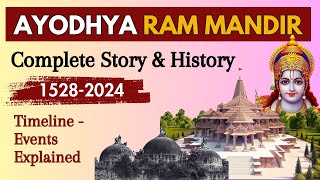 RAM MANDIR AYODHYA : Complete Story & History | What Really happened From 1528 to 2024 | English |