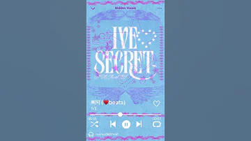 삐빅 Beats IVE Hidden Vocals 