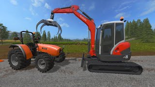 Mini Excavator KUBOTA with Tractor - Forestry & Construction Economy | Koparki i Traktory