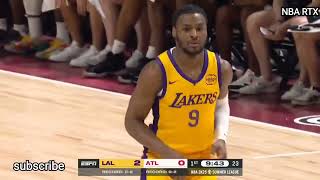 Lakers Rookie Bronny James' BEST Moments of the NBA 2K25 Summer League!
