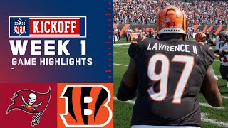 Buccaneers vs Bengals Week 1 Simulation Highlights | Madden 27 Rosters