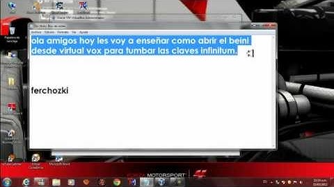 hackear redes infinitum (configurar Beini 1.2.3 para abrir desde Virtualbox)