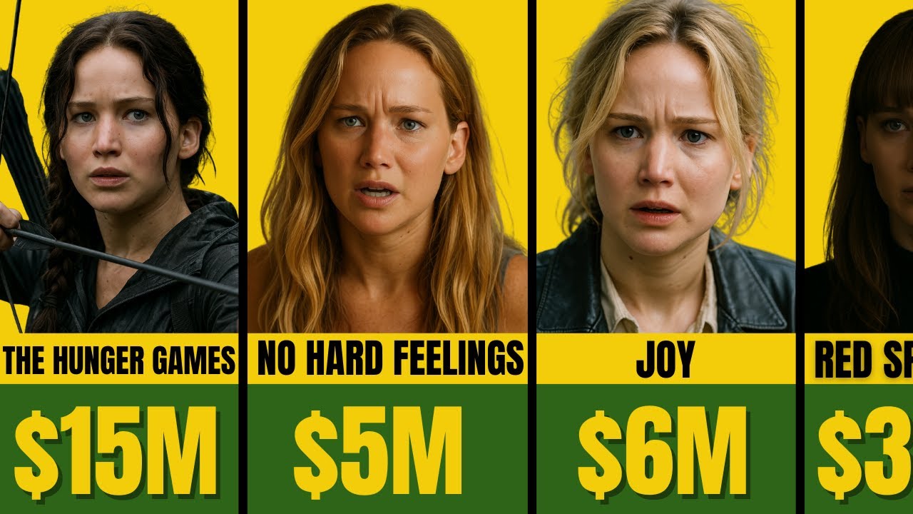 🤑Jennifer Lawrence's PAYCHECKS For Every Movie She Ever Made