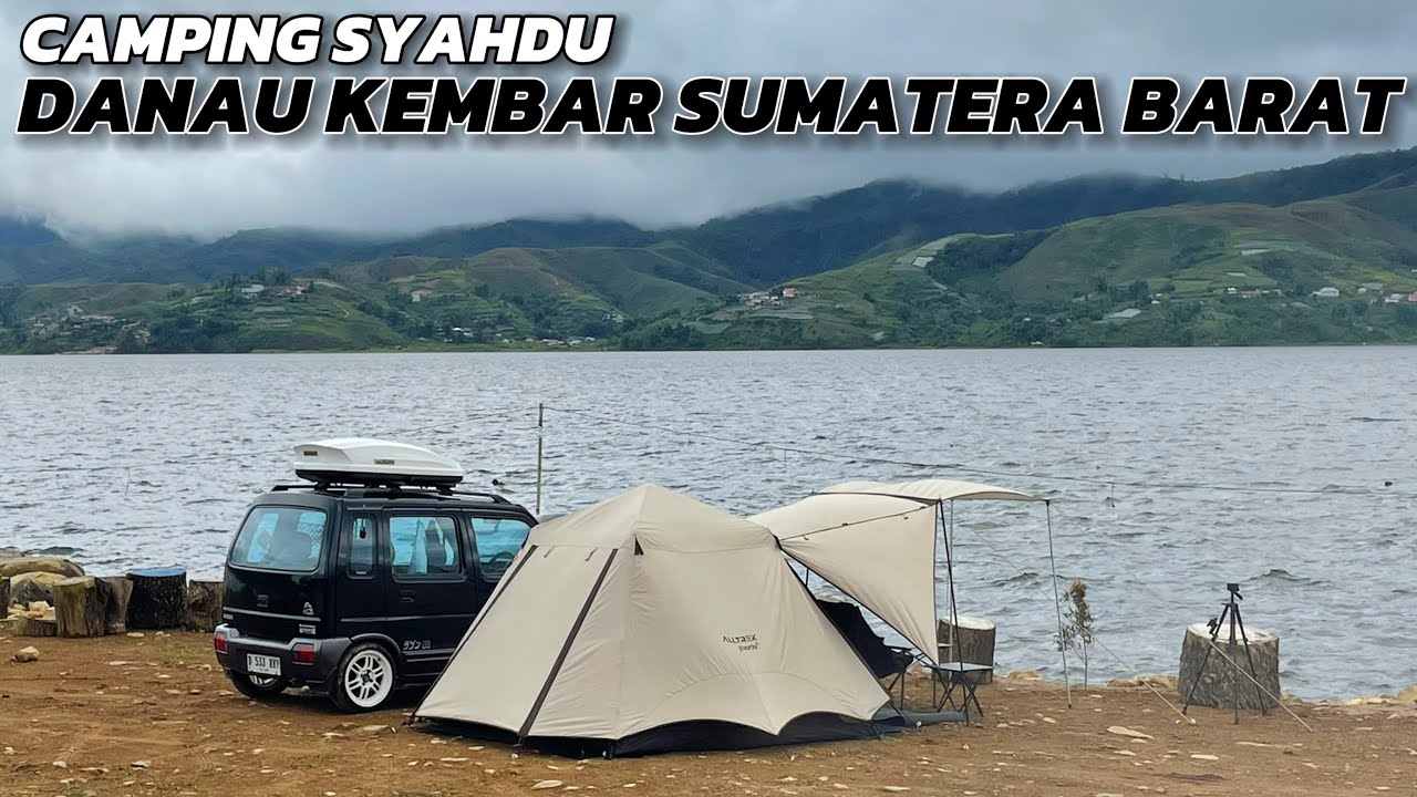 CAMPING SYAHDU DI TEPI DANAU KEMBAR SUMATERA BARAT | SUHUNYA MIRIP DIENG | DINGINNN BANGETTT🥶🥶🥶