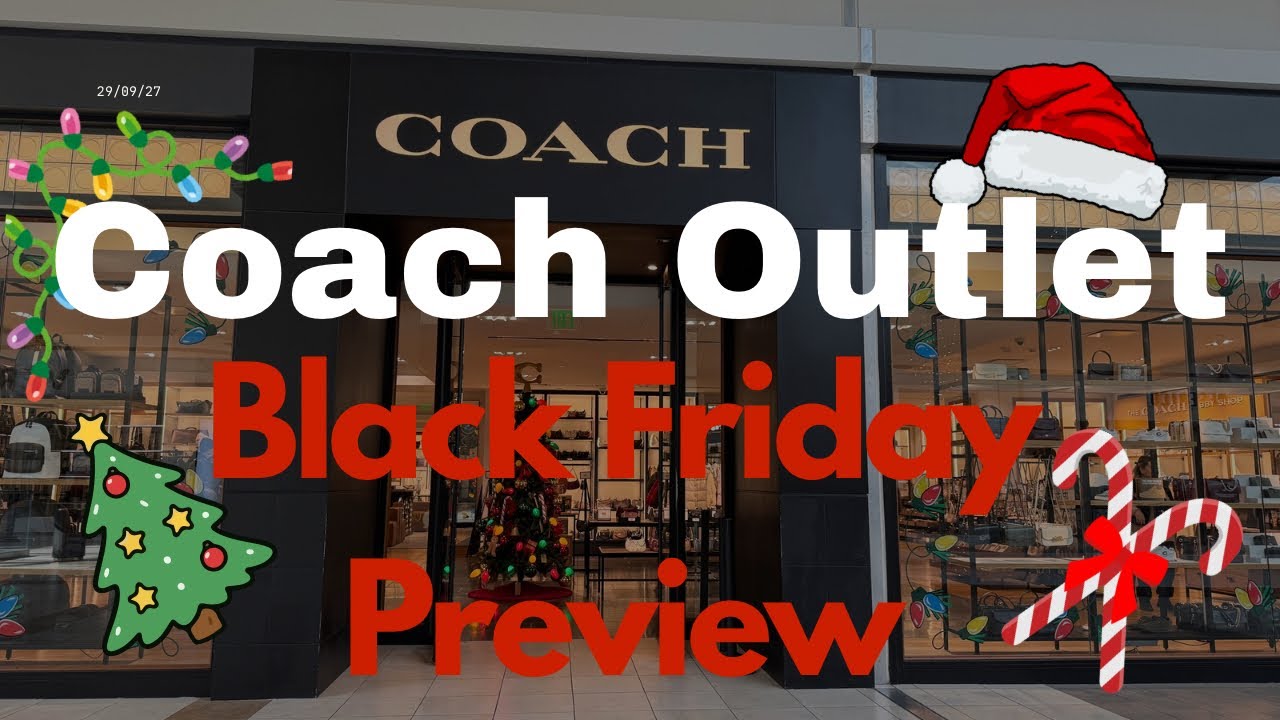 March Coach Drop New Arrivals | Coach Outlet New Drop! Black Friday Preview Christmas ...