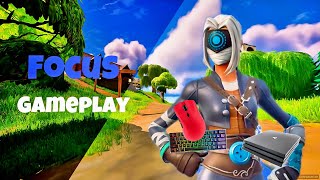 Focus skin gameplay | Playstion 4 pro ( fortnite reload keyboard and mouse)