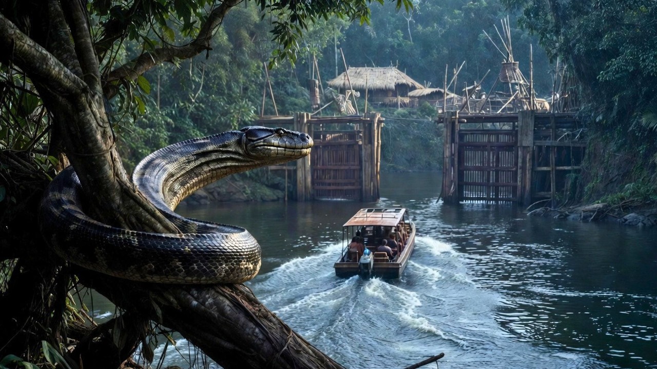 Massive anaconda on the loose… friends trapped in its deadly hunt! | 2026 | Free Horror Movies in 4K