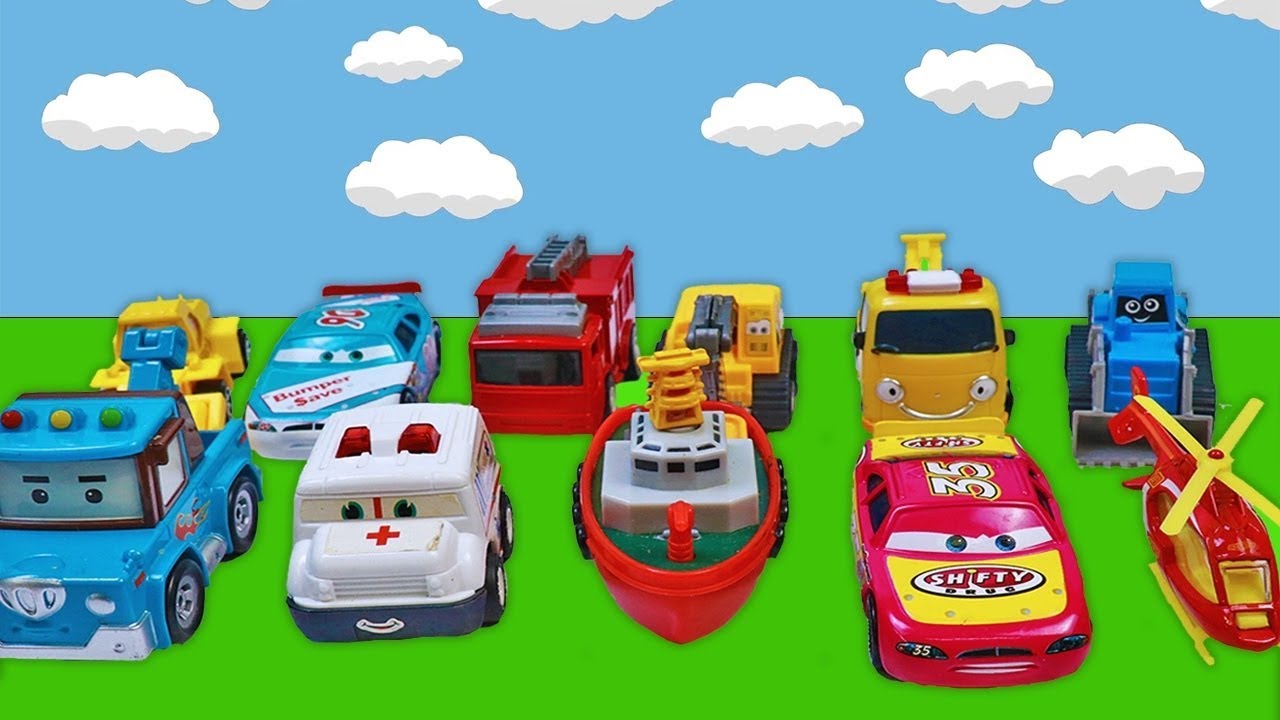 learn vehicles with surprise eggs