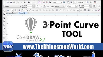 CorelDRAW 3 Point Curve Tool Basics The Rhinestone World TRWCD11