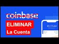 Cómo CERRAR MI CUENTA de COINBASE 2024 🔴 Paso a Paso