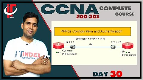 PPPoe Server  Configuration and Authentication | point to point protocol over ethernet  | CCNA