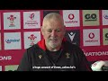 Warren Gatland on his Wales team selection, Adam Jones and preparing to face Dupont's France