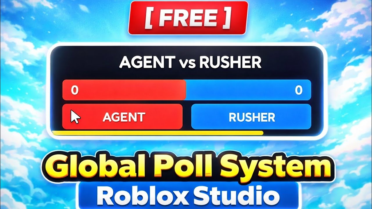 [ FREE ] Global Poll System Roblox Studio Tutorial 