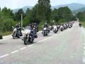 Il corteo di moto al 4° Raduno Nazionale VROC Italy