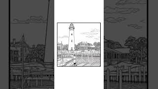Lighthouse #coloring #coloringbook #coloringbookforadults #for #Viral #Viralvideo #Viralshorts
