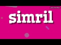 SIMRIL HOW TO PRONOUNCE IT 