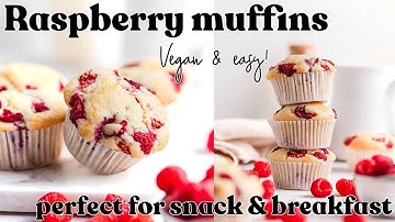 Vegan Raspberry Muffins Recipe – Simple & Easy! | The Chestnut Bakery