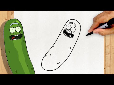 Vídeo: Como Desenhar Um Pepino