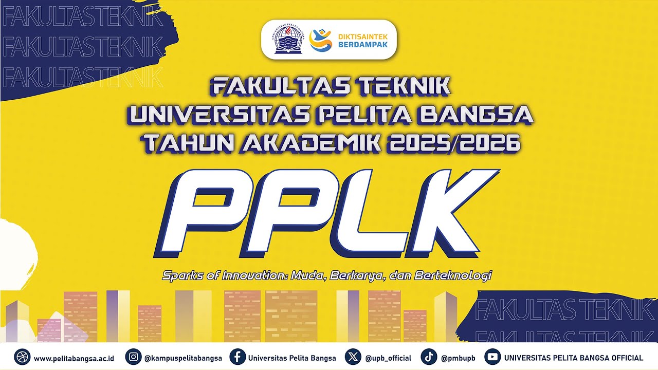 🔴 [ LIVE ] Program Pengenalan Lingkungan Kampus (PPLK) Fakultas Teknik ...
