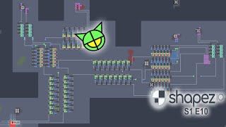 Supplying t the empire with space helmets!! Levels 18 & 19 complete. | Let's Play - Shapez io S1 E10