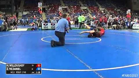 220 Cons. Round 4 - Zachary Mcdaniel (Iowa) vs. He...