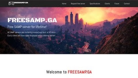 How to create a free SAMP server [2020 - FreeSamp.ga]