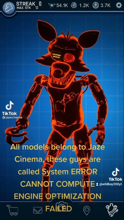fnaf AR - System Error Animatronics