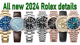 All new 2024 Rolex Watches with analysis & data - GMT Master 2 Daytona DayDate Deep-Sea Sky-Dweller