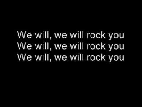 Five-We will rock you lyrics