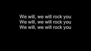 Five-We will rock you lyrics Resimi