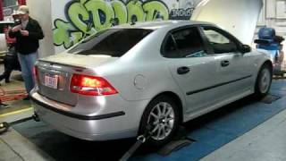 Saab 9-3SS  BSR Stage II Dyno Run