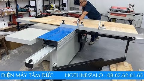 Máy Cưa Bàn Trượt Đa Năng 2 Lưỡi Cắt , Có Nghiêng 45 Độ ( ĐIỆN MÁY TÂM ĐỨC )