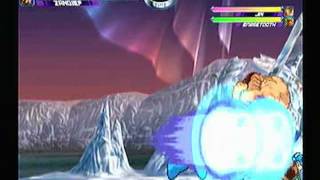 MvC2: Mega Man 100% Chip Damage Sequence (using Sabretooth projectile)