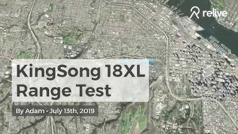 KingSong 18XL Range Test - Relive