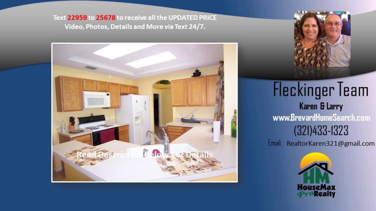 Canaveral Groves house for sale on large fenced lot in Cocoa FL YouTube