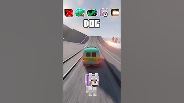 NOOB vs PRO vs HACKER vs HEROBRINE Car Jump Challenge! 😂 🚗 #shorts #beamngdrive