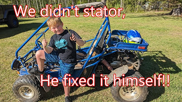 Replacing the stator on a Gy6 150cc go-kart: Project Beta