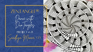 Tangles OVOLUTION and FLUKES, Dance with Duo Tangles #21