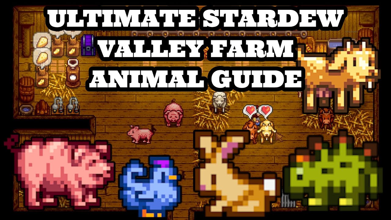 stardew valley ไข่ไดโนเสาร์  2022  The Ultimate Stardew Valley Farm Animals Guide | How To Get A Dinosaur Egg