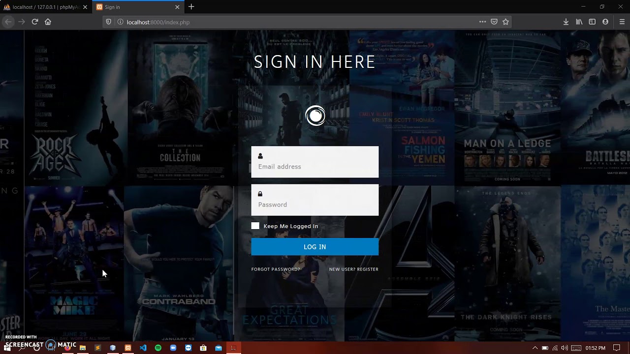 Online movie ticket booking | PHP Project - YouTube