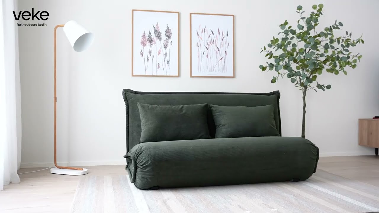 Miska 2-istuttava vuodesohva klick-mekanismilla | Veke