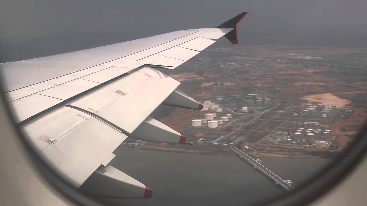 Singapore Airlines Airbus A380 Landing - Singapore (SQ 232)