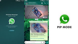 WhatsApp Messenger Latest Update In December 2018 l Pip - Picture in Picture screenshot 5