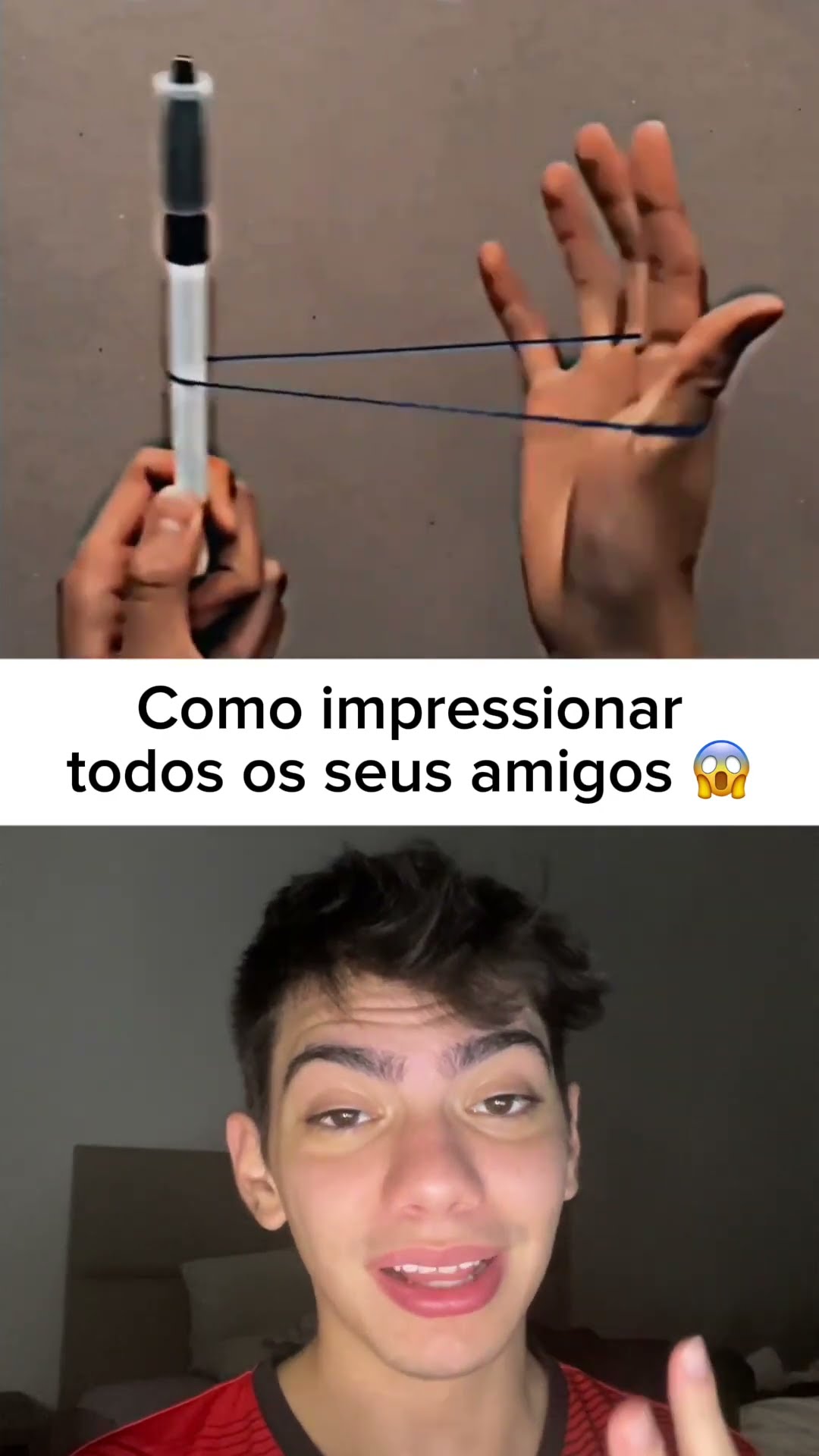 Faça uma caneta girar sem parar só com um elástico e surpreenda! ?️?