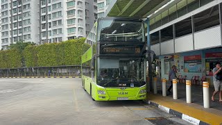 SBS Transit MAN ND323F A95 (Batch 3) SG5904Y on Service 50 at Punggol Int