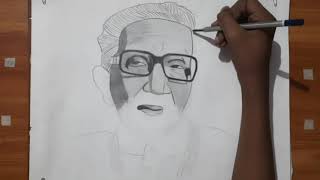How to Draw Balasaheb thackeray realistic drawing screenshot 5
