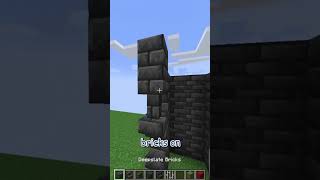 how to build an EVIL wall in minecraft!! update 1.21 #shorts