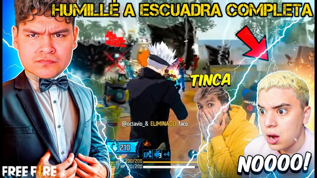 HUMILLÉ a UNA ESCUADRA COMPLETA😱 TINKA y HECTORINO SE SORPRENDEN AL VER COMO RESUELVO  - LUAY